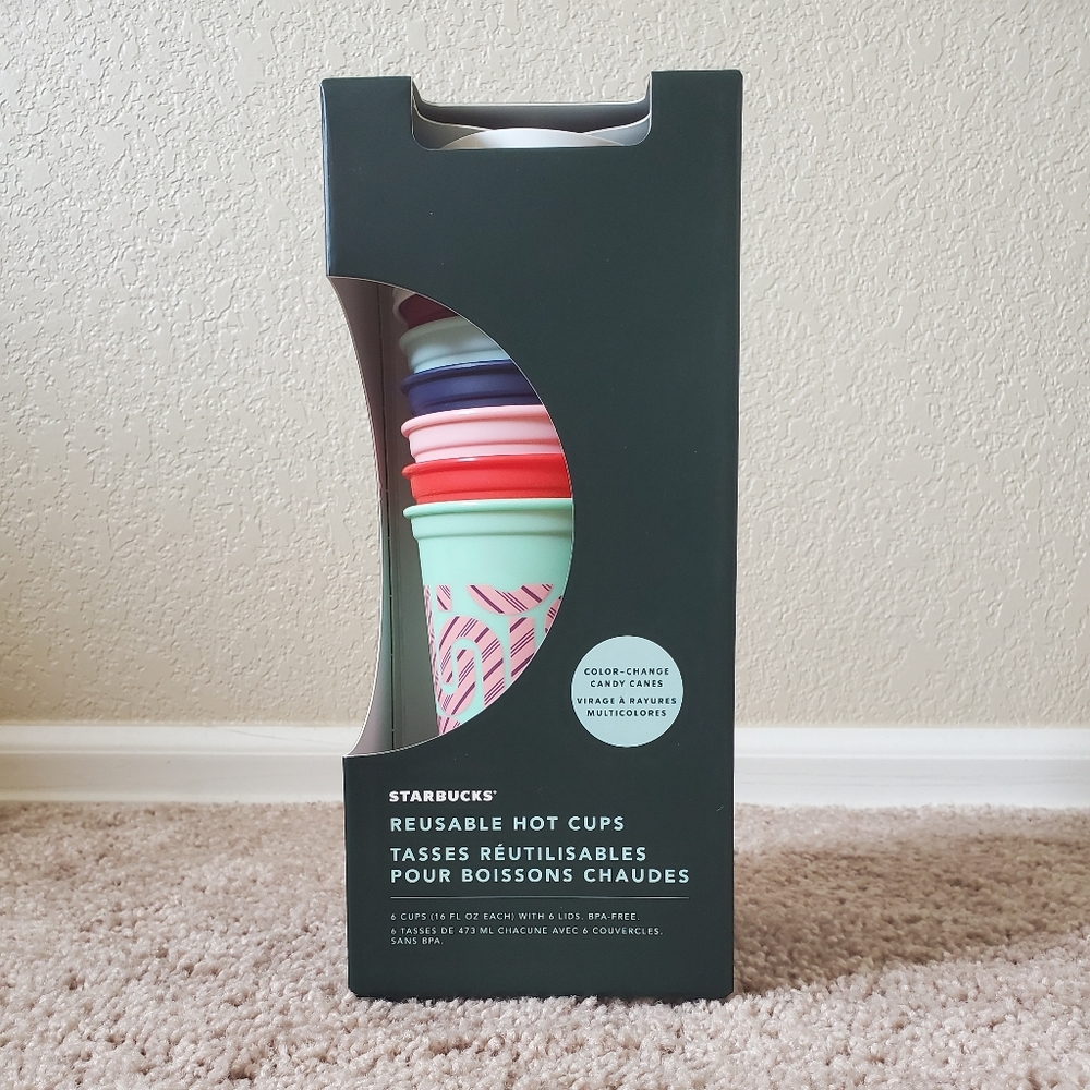 2020 Starbucks color changing Candy Cane cups